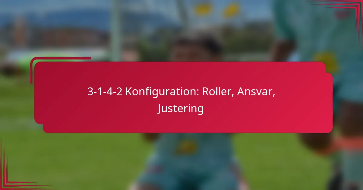 You are currently viewing 3-1-4-2 Konfiguration: Roller, Ansvar, Justering