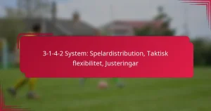 Read more about the article 3-1-4-2 System: Spelardistribution, Taktisk flexibilitet, Justeringar