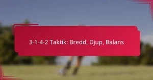 Read more about the article 3-1-4-2 Taktik: Bredd, Djup, Balans