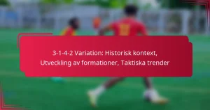 Read more about the article 3-1-4-2 Variation: Historisk kontext, Utveckling av formationer, Taktiska trender