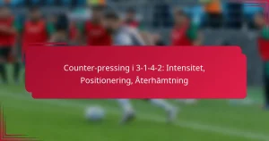 Read more about the article Counter-pressing i 3-1-4-2: Intensitet, Positionering, Återhämtning