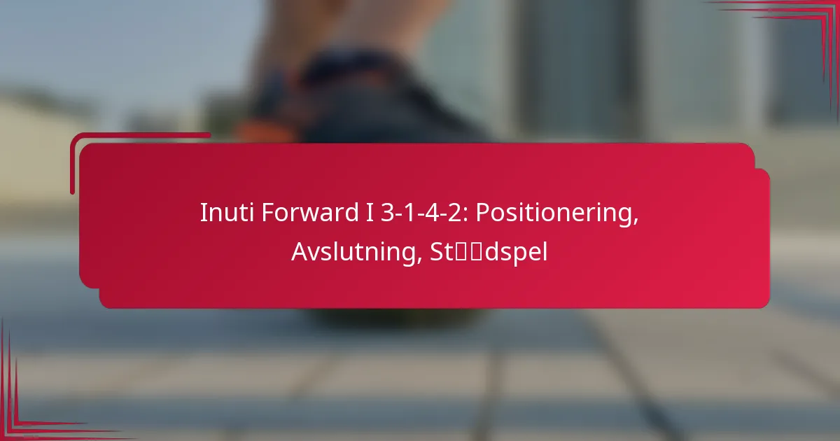 You are currently viewing Inuti Forward I 3-1-4-2: Positionering, Avslutning, Stödspel