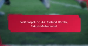 Read more about the article Positionspel i 3-1-4-2: Avstånd, Rörelse, Taktisk Medvetenhet
